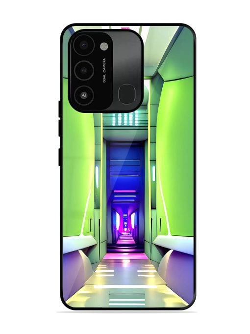 Neon Corridor Glossy Soft Edge Case for Tecno Spark Go (2022) Chachhi