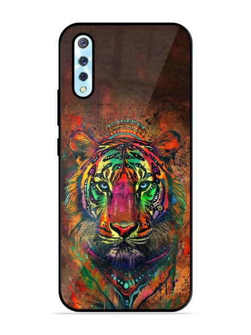 Cosmic Tiger Glossy Soft Edge Case for Vivo S1 Chachhi