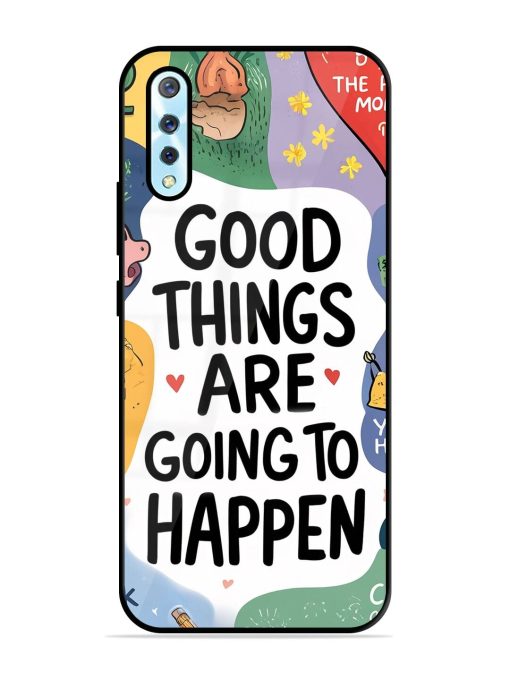 Uplifting Scribbles Glossy Soft Edge Case for Vivo S1 Chachhi