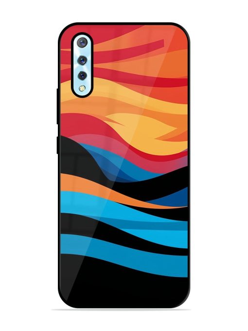 Blazing Currents Glossy Soft Edge Case for Vivo S1 Chachhi