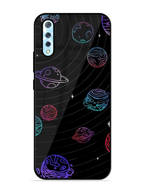 Cosmic Ballet Glossy Soft Edge Case for Vivo S1 Chachhi