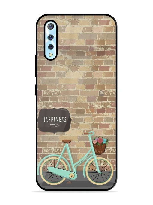 Pedaling Towards Happiness Glossy Soft Edge Case for Vivo S1 Chachhi