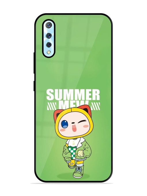 Purrfect Summer Glossy Soft Edge Case for Vivo S1 Chachhi