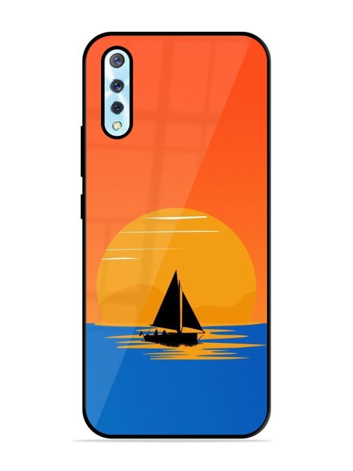 Sunset Sail Glossy Soft Edge Case for Vivo S1 Chachhi