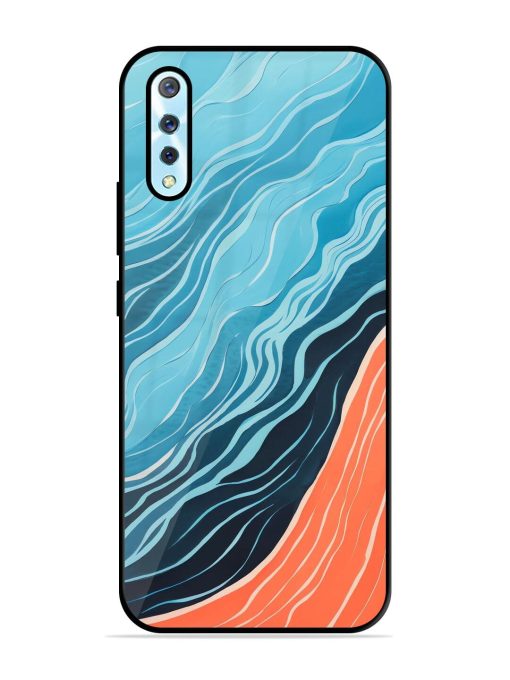 Oceanic Divide Glossy Soft Edge Case for Vivo S1