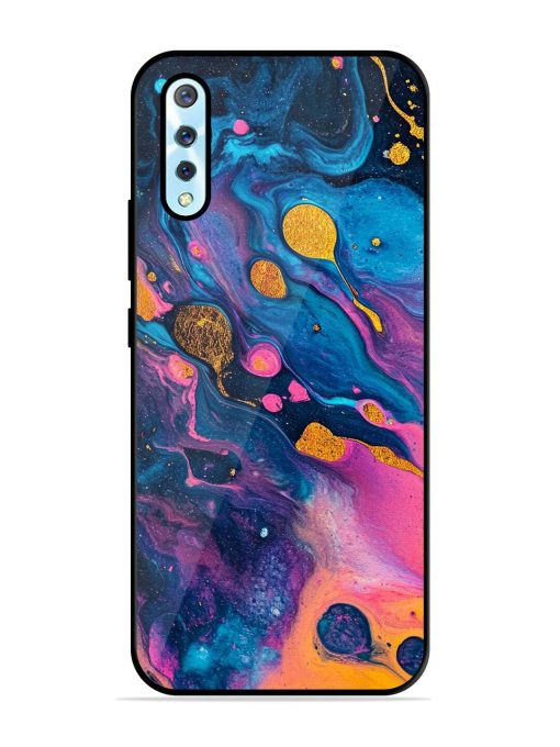 Cosmic Swirl Glossy Soft Edge Case for Vivo S1 Chachhi