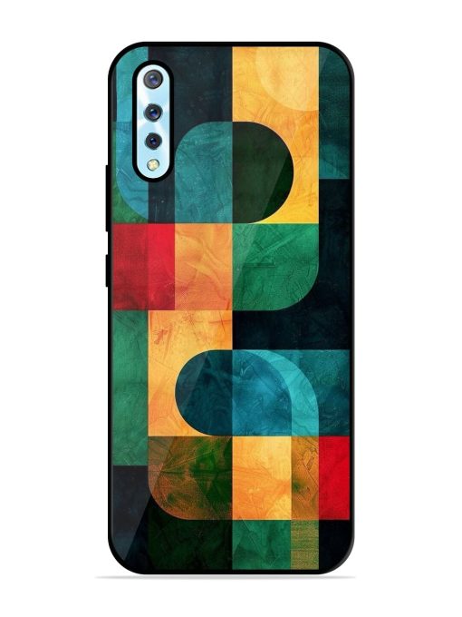 Geometric Harmony Glossy Soft Edge Case for Vivo S1 Chachhi