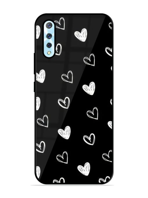 Scattered Hearts Glossy Soft Edge Case for Vivo S1 Chachhi