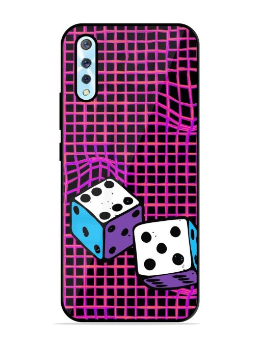 Glitched Dice Glossy Soft Edge Case for Vivo S1 Chachhi