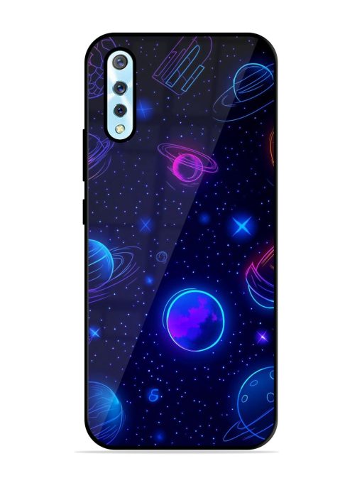 Neon Cosmos Glossy Soft Edge Case for Vivo S1 Chachhi