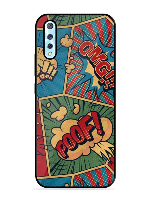 Comic Book Chaos Glossy Soft Edge Case for Vivo S1 Chachhi