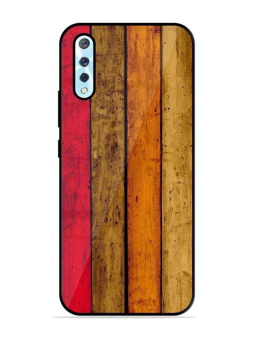 Colorful Woodgrain Glossy Soft Edge Case for Vivo S1 Chachhi