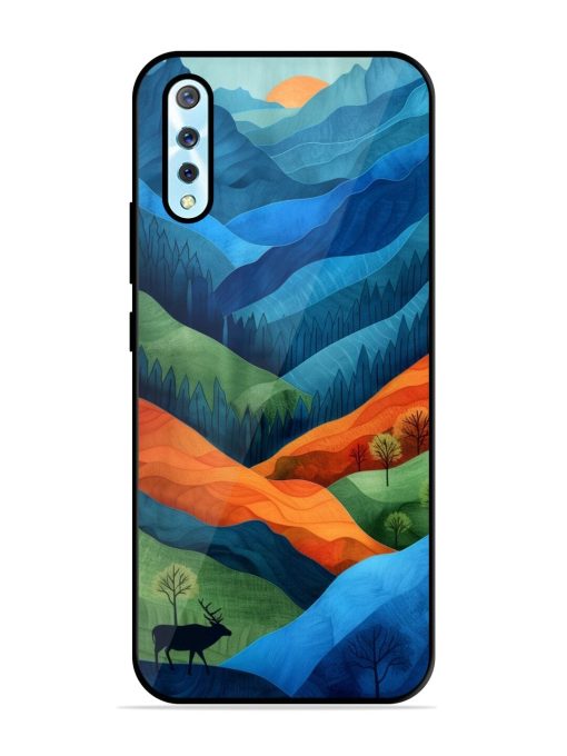 Layers Of The Land Glossy Soft Edge Case for Vivo S1 Chachhi