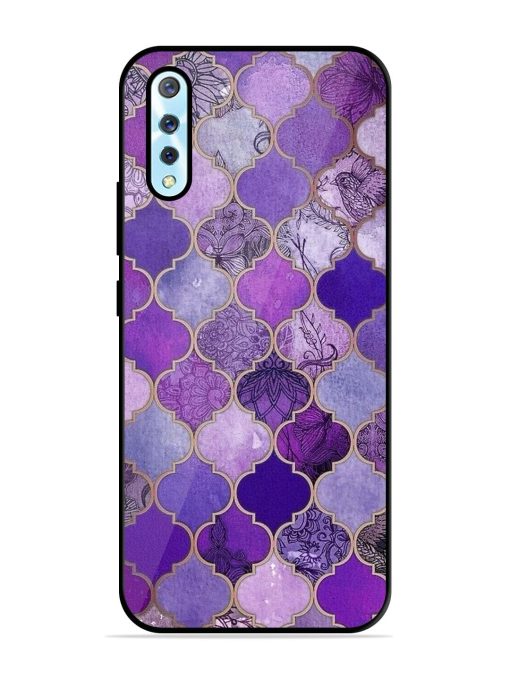 Purple Mosaic Magic Glossy Soft Edge Case for Vivo S1 Chachhi