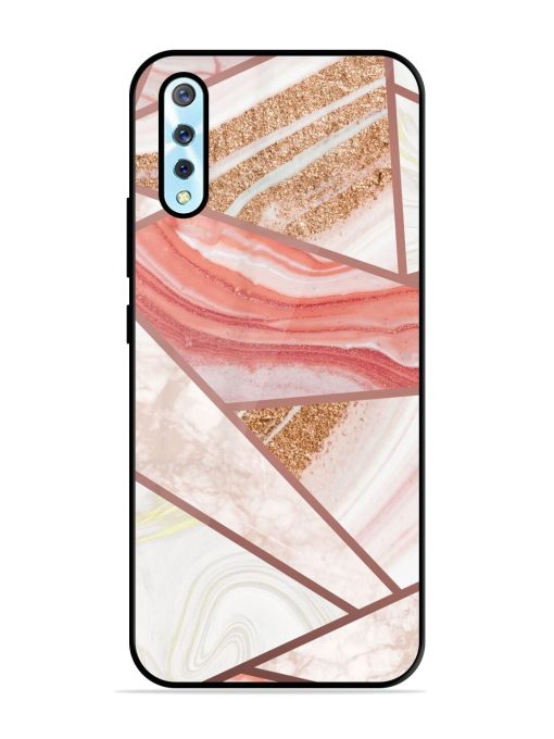 Rosy Mosaic Glossy Soft Edge Case for Vivo S1 Chachhi