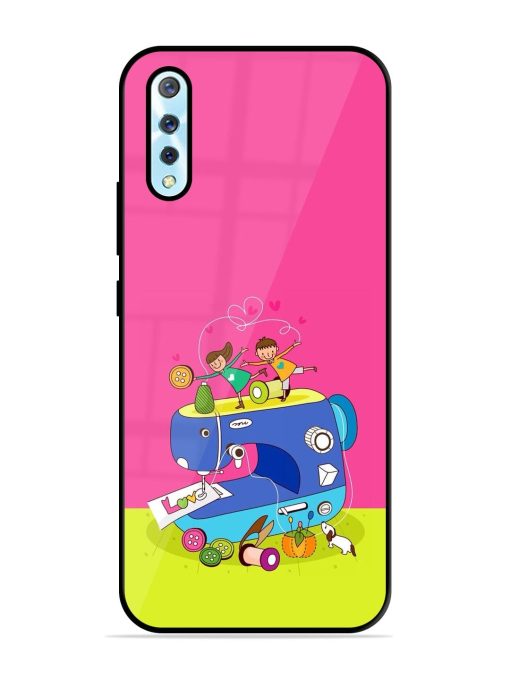 Sew Cute Glossy Soft Edge Case for Vivo S1 Chachhi