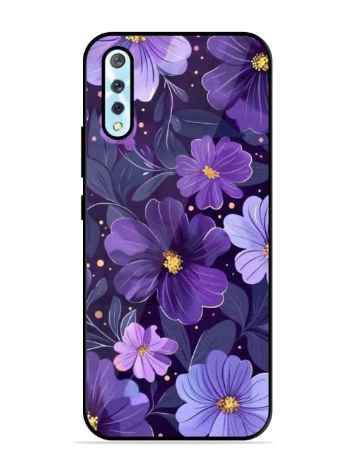 Purple Paradise Glossy Soft Edge Case for Vivo S1 Chachhi