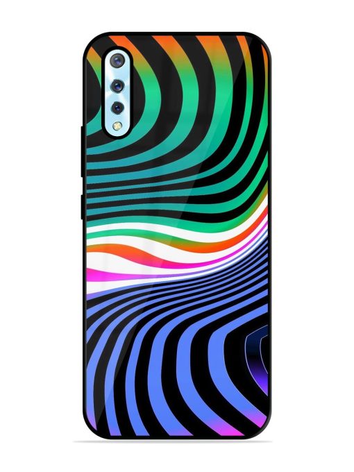 Psychedelic Waves Glossy Soft Edge Case for Vivo S1 Chachhi