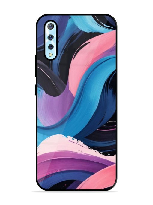 Whimsical Waves Glossy Soft Edge Case for Vivo S1 Chachhi