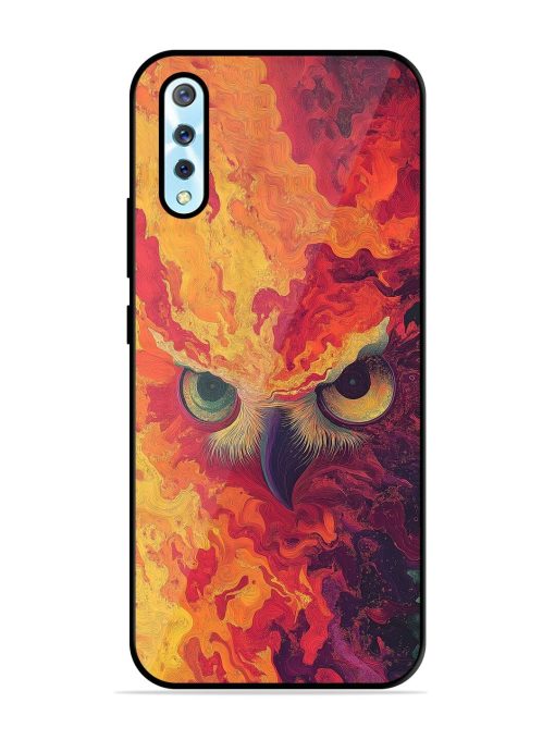 Fiery Owl Glossy Soft Edge Case for Vivo S1 Chachhi