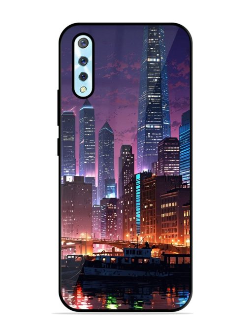 Neon Nightscape Glossy Soft Edge Case for Vivo S1