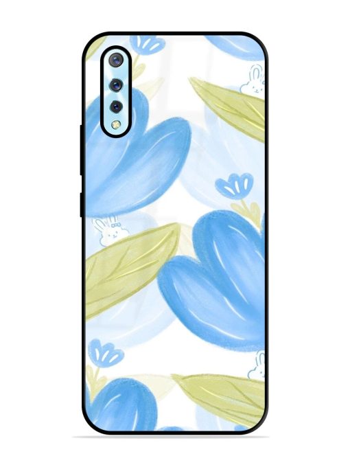 Bunny'S Blue Garden Glossy Soft Edge Case for Vivo S1 Chachhi