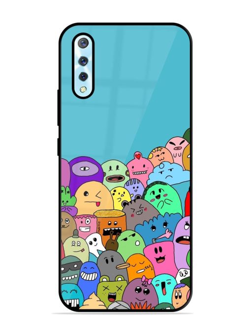 Monster Mash Glossy Soft Edge Case for Vivo S1 Chachhi