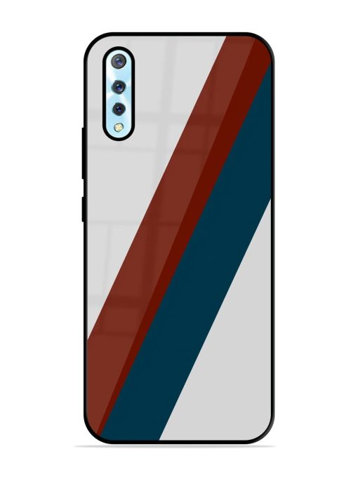 Slanted Stripes Glossy Soft Edge Case for Vivo S1 Chachhi