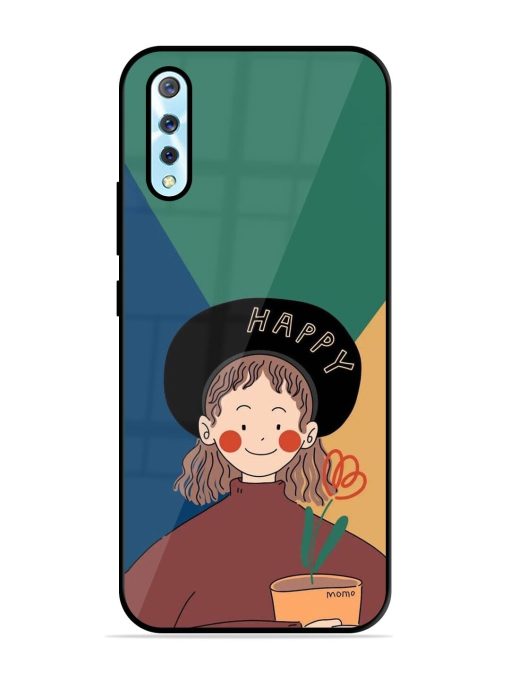 Happy Momo Glossy Soft Edge Case for Vivo S1 Chachhi