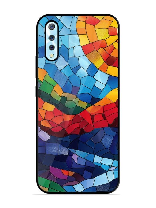 Mosaic Sunset Glossy Soft Edge Case for Vivo S1 Chachhi