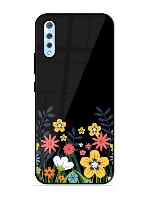 Floral Night Sky Glossy Soft Edge Case for Vivo S1