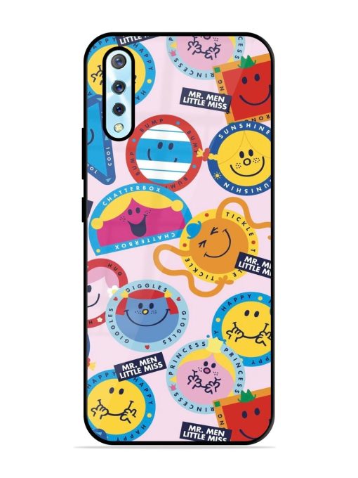 Whimsical Mr. Men & Little Miss Glossy Soft Edge Case for Vivo S1 Chachhi