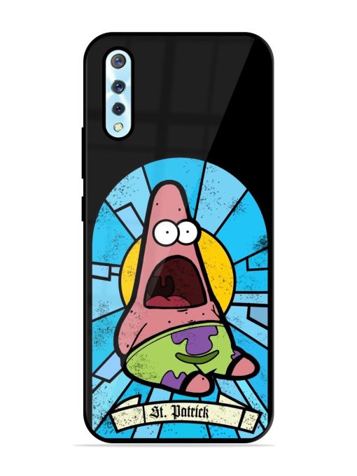 St. Patrick'S Day Stained Glass Patrick Star Glossy Soft Edge Case for Vivo S1 Chachhi