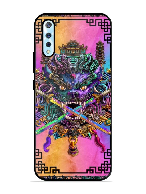 Psychedelic Fu Dog Tapestry Glossy Soft Edge Case for Vivo S1 Chachhi