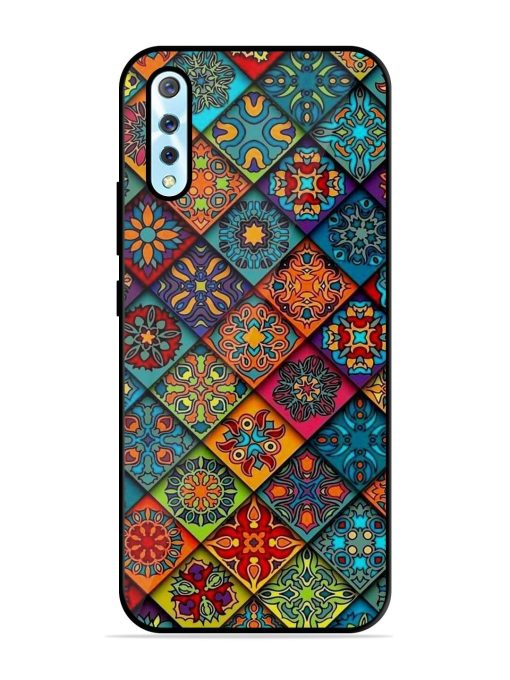 Patchwork Mandala Mosaic Glossy Soft Edge Case for Vivo S1 Chachhi