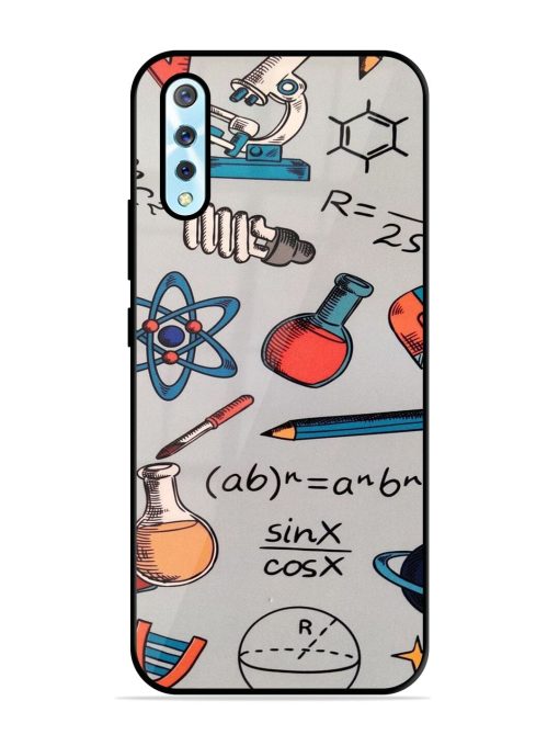 Science Doodle Delight Glossy Soft Edge Case for Vivo S1 Chachhi