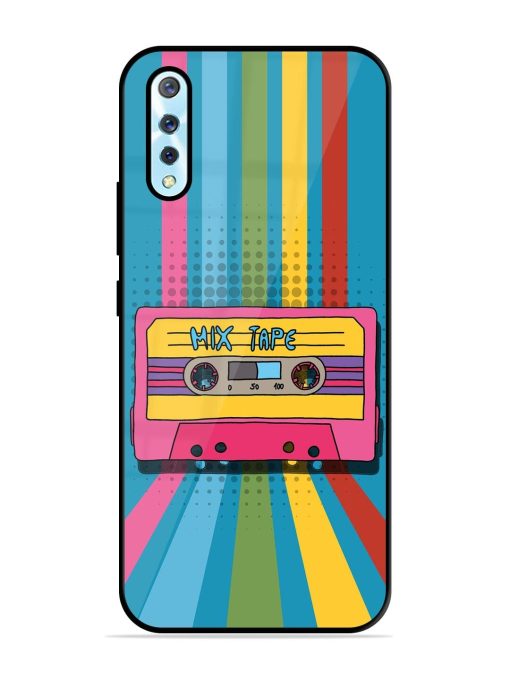 Retro Cassette Tapes Glossy Soft Edge Case for Vivo S1 Chachhi