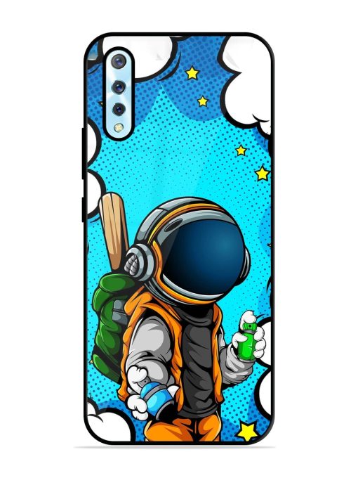 Space Graffiti Artist Glossy Soft Edge Case for Vivo S1 Chachhi