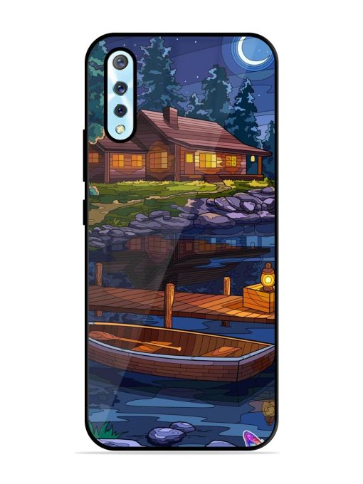 Moonlit Serenity Glossy Soft Edge Case for Vivo S1 Chachhi