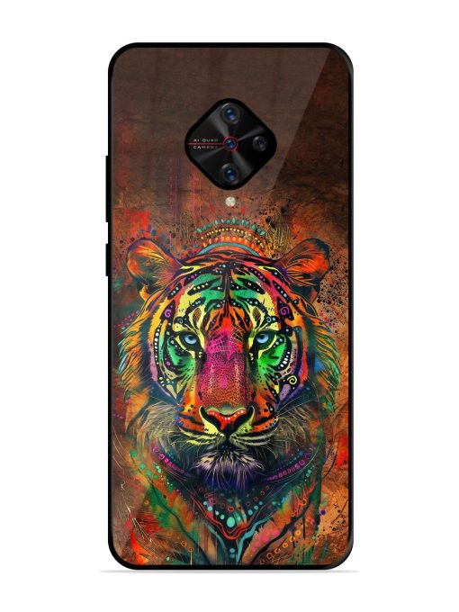 Cosmic Tiger Glossy Soft Edge Case for Vivo S1 Pro Chachhi