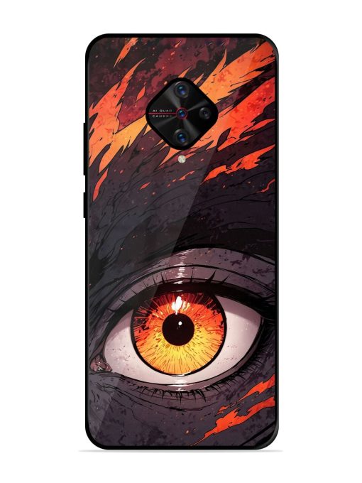 Inferno Gaze Glossy Soft Edge Case for Vivo S1 Pro Chachhi