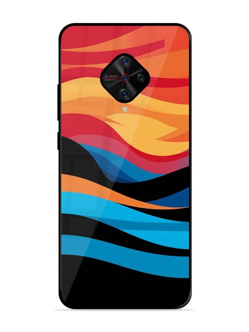 Blazing Currents Glossy Soft Edge Case for Vivo S1 Pro Chachhi