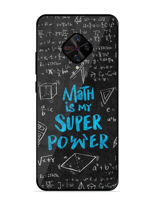 Math Magic Glossy Soft Edge Case for Vivo S1 Pro Chachhi