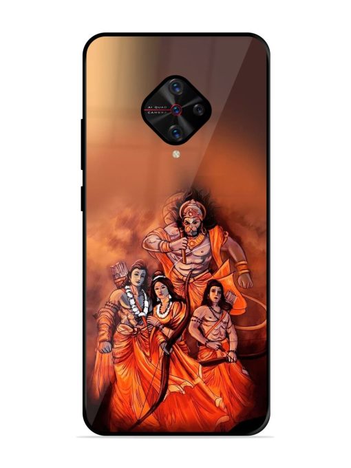 Sita Ram Glossy Soft Edge Case for Vivo S1 Pro Chachhi