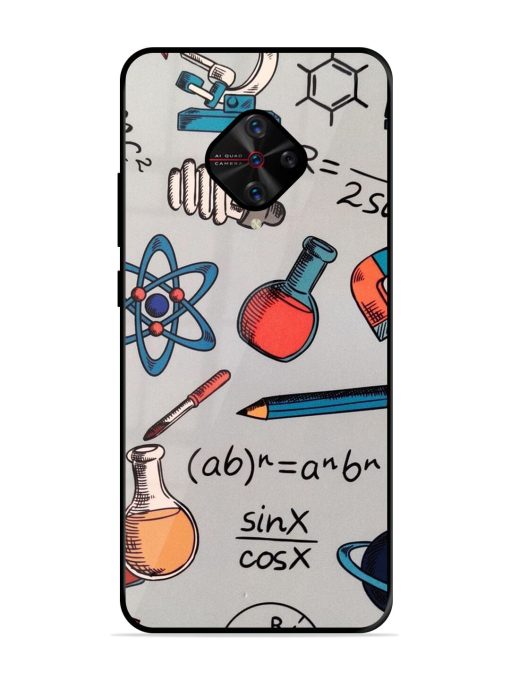 Science Doodle Glossy Soft Edge Case for Vivo S1 Pro Chachhi