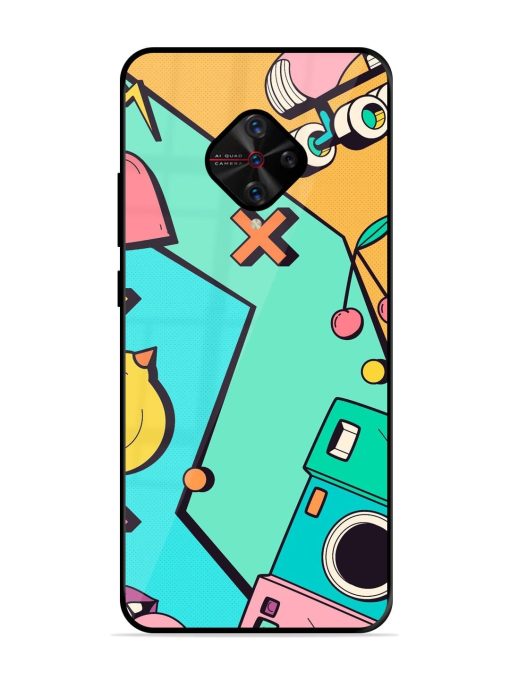 Retro Remix Glossy Soft Edge Case for Vivo S1 Pro Chachhi