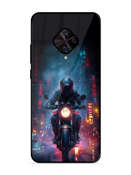 Neon Nights Glossy Soft Edge Case for Vivo S1 Pro Chachhi