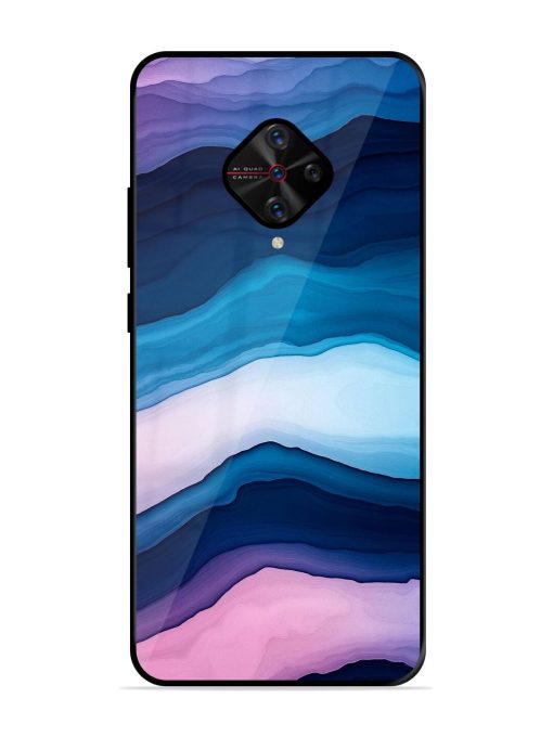 Oceanic Layers Glossy Soft Edge Case for Vivo S1 Pro Chachhi