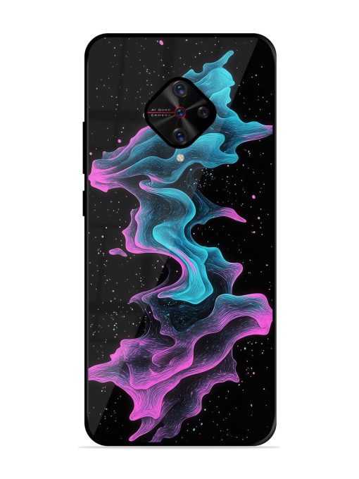 Cosmic Currents Glossy Soft Edge Case for Vivo S1 Pro