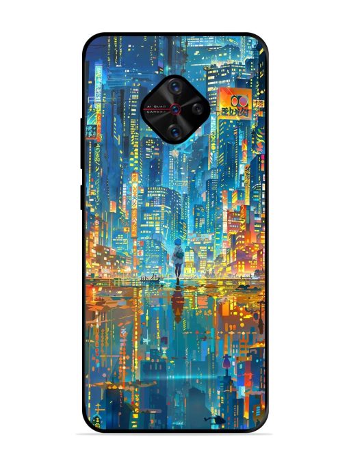 Neon Metropolis Glossy Soft Edge Case for Vivo S1 Pro Chachhi